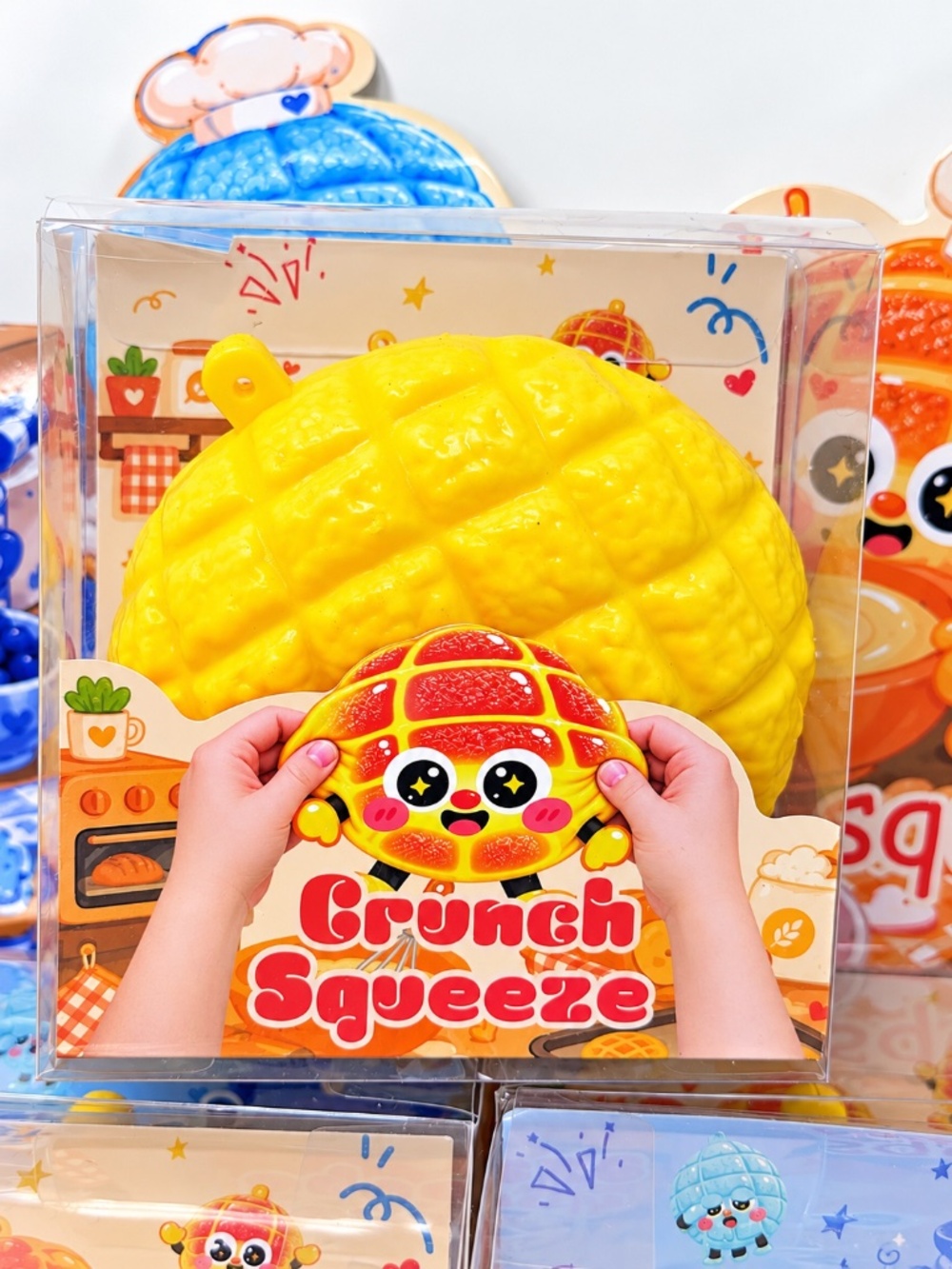 Crunchy Pineapple Melon Bread Bun Squishy Squeeze Toy